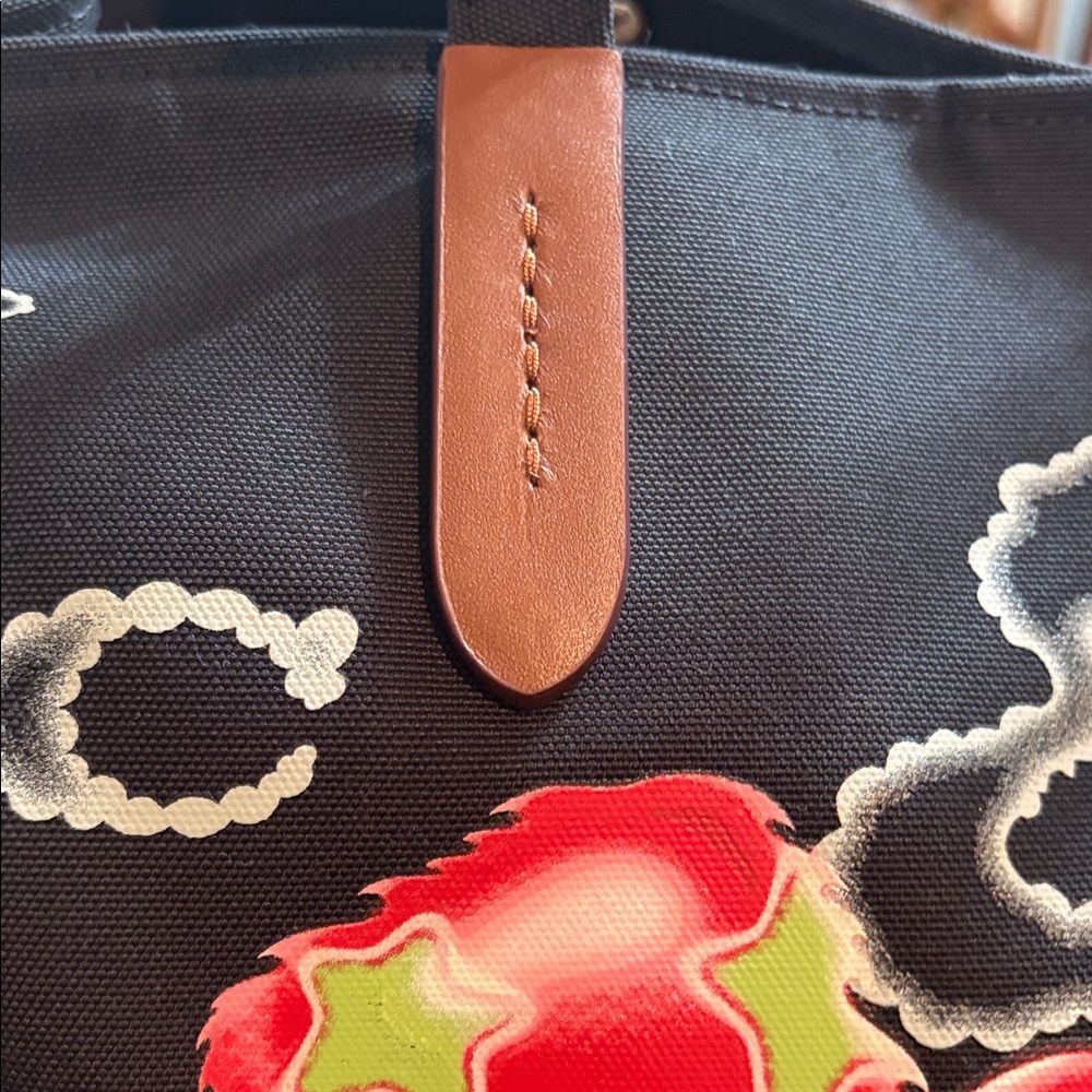 COACH Coachtopia Mushroom Design Tote Bag - Picture 10 of 14